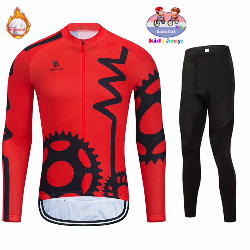 Baby Clothing Factory - Set Jersey Bersepeda Anak Lengan Panjang