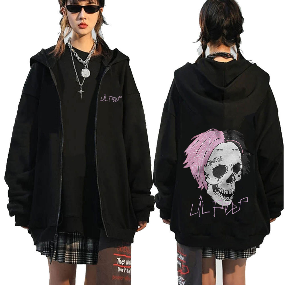 Baby Clothing Zipper - Lil Peep Cry Hoodie ritsleting bayi