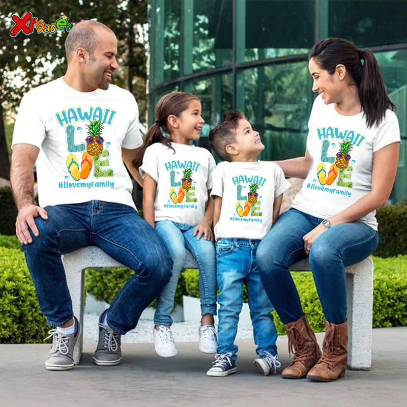 Baby Clothing Hawaii - Kemeja Ulang Tahun Hawaii Pakaian Cocok