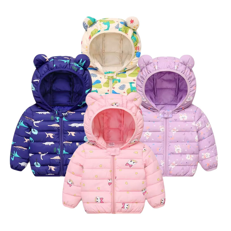 Baby Clothing Zipper - Anak-anak mantel katun kartun bayi jaket