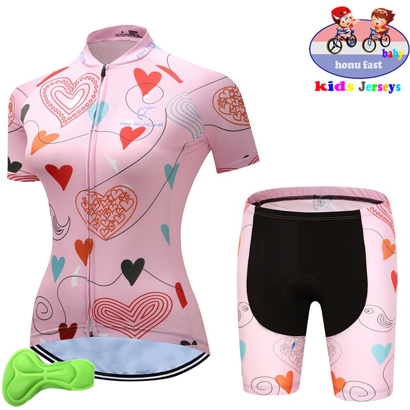 Baby Clothing Factory - Set Jersey Bersepeda Lengan Pendek Anak