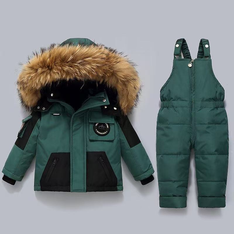Setelan Jaket Musim Dingin Ana - Baby Clothing Zipper ulasan dan harga